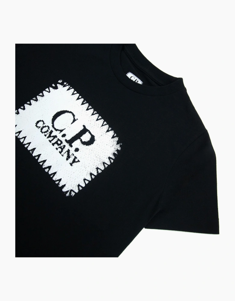 Cp Company Undersixteen Patch Logo T-shirt Black
