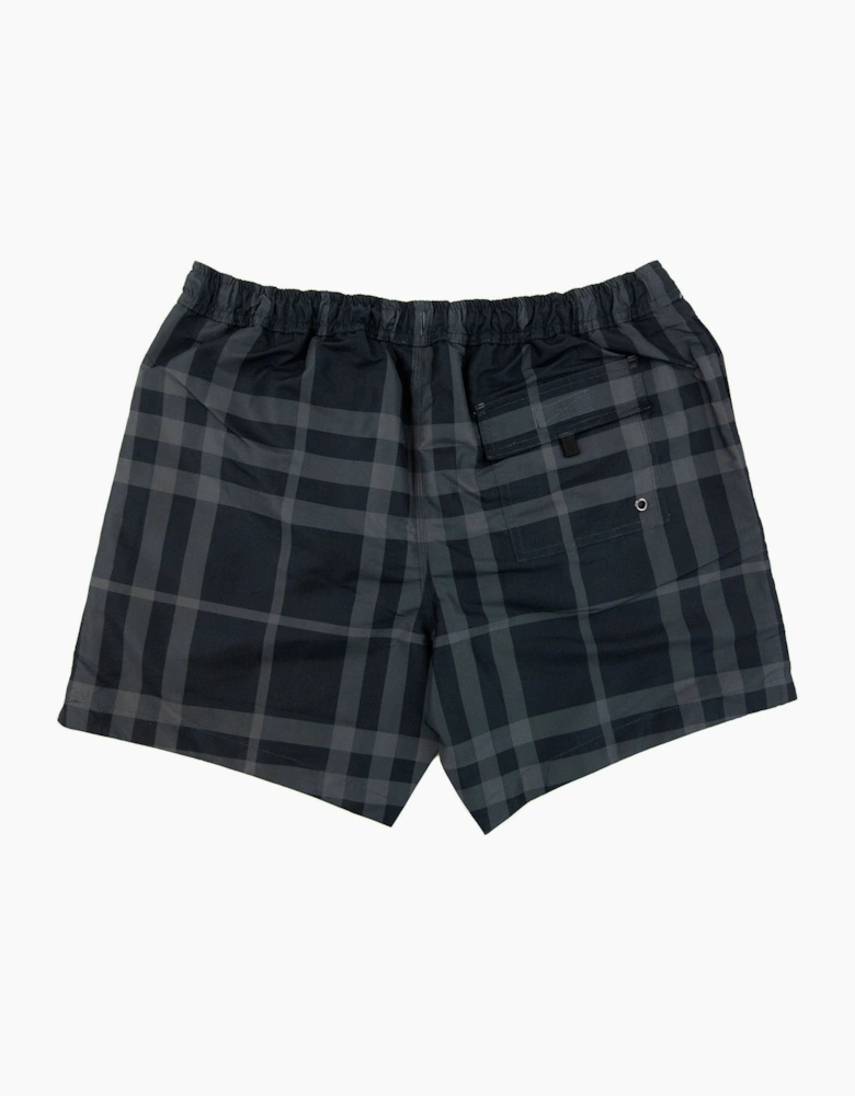 Burberry Guildes Check Swim Short Carbon Blue Ip Check