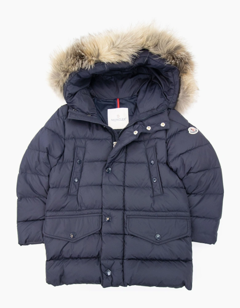 Moncler Junior Montliard Jacket Navy 742