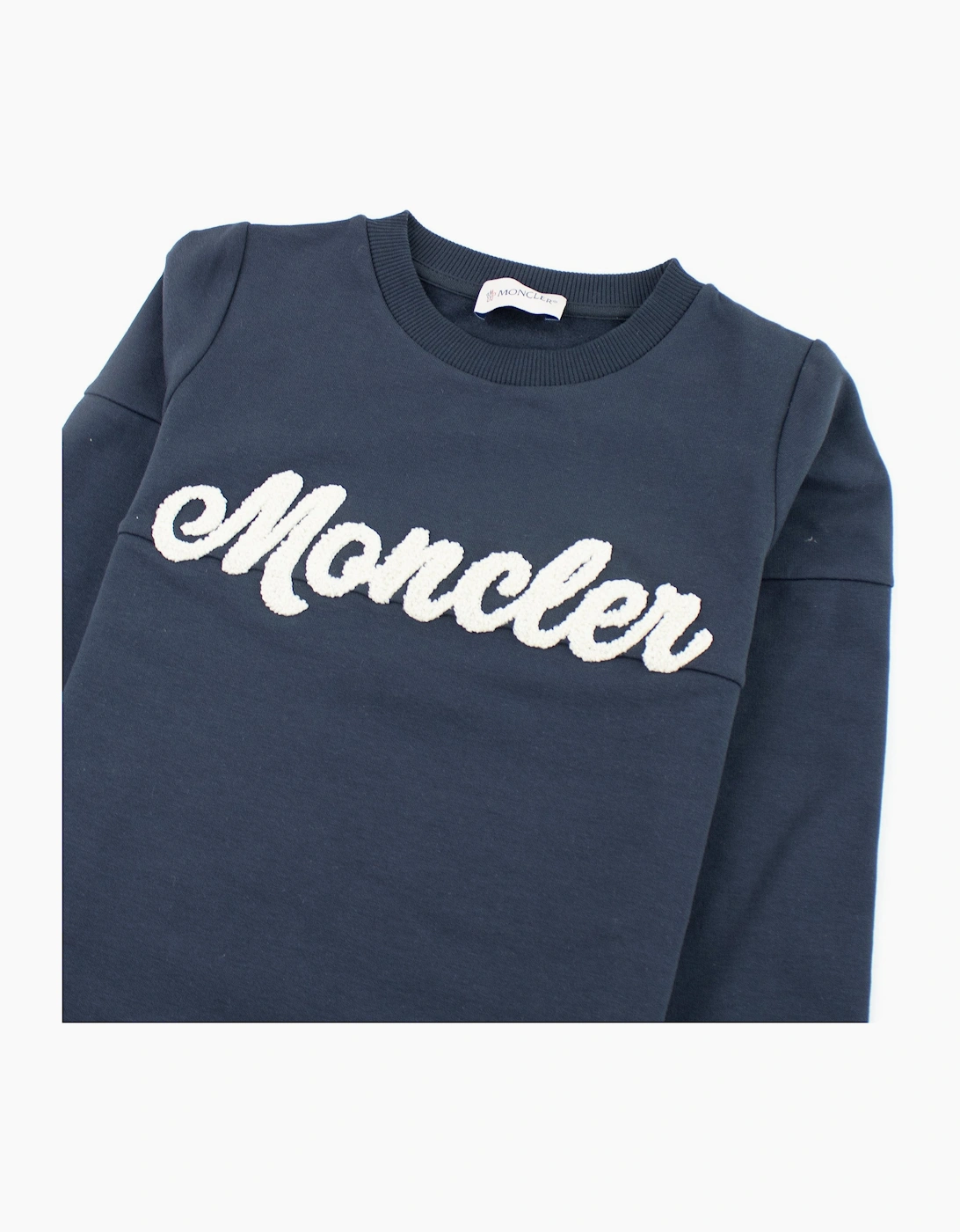 Moncler Junior Girls Long Sleeve Tracksuit Navy