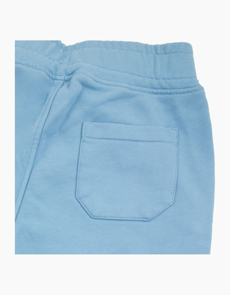 Cp Company Undersixteen Grey Lens Logo Bermuda Shorts Niagara Blue 853
