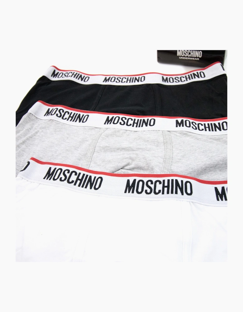 Moschino Underwear Logo 3 Pack Boxer Shorts Multi 5555