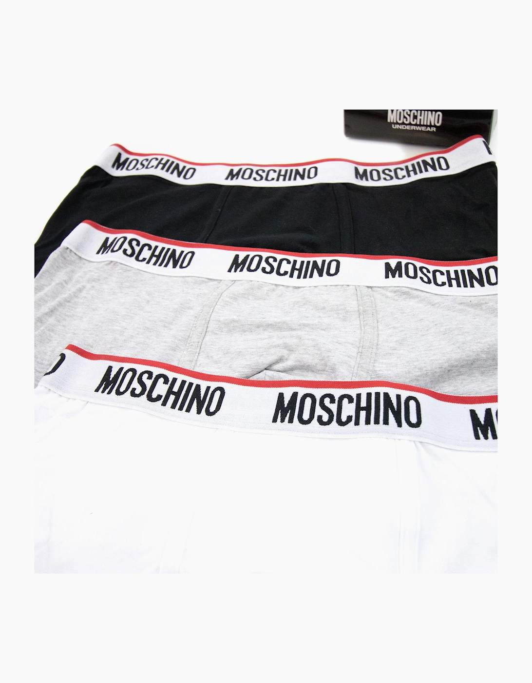 Moschino Underwear Logo 3 Pack Boxer Shorts Multi 5555