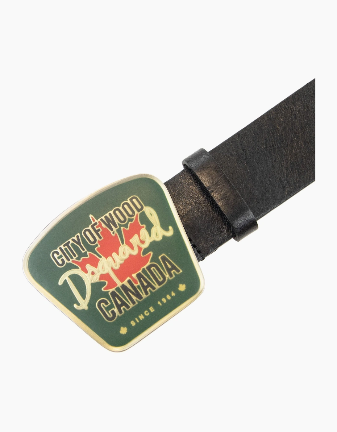 Dsquared2 City Of Wood Buckle Belt Black