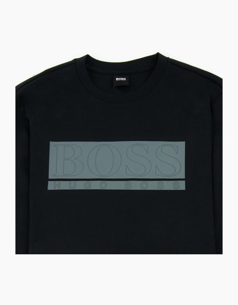 Hugo Boss Block Logo Sweatshirt Black 001