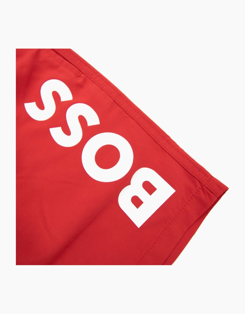 Hugo Boss Kids Infant Logo Swim Shorts Red 991