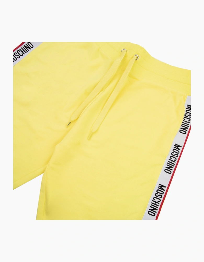Moschino Underwear Logo Tape Shorts Yellow 0021