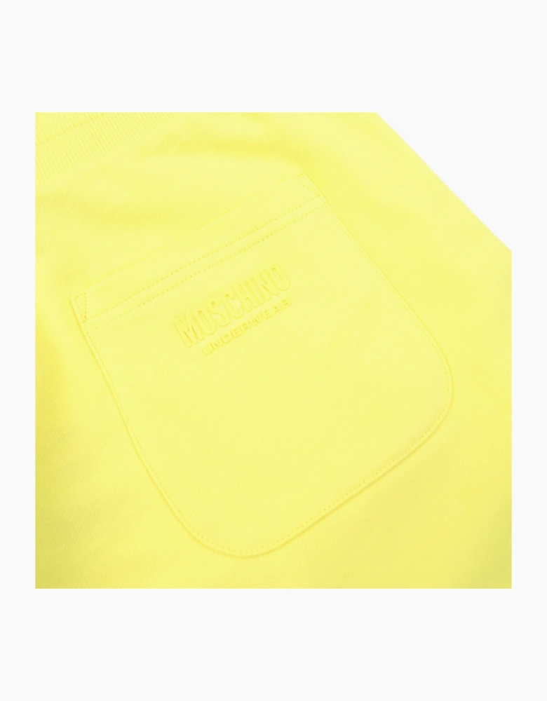 Moschino Underwear Logo Tape Shorts Yellow 0021