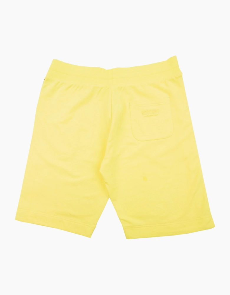 Moschino Underwear Logo Tape Shorts Yellow 0021