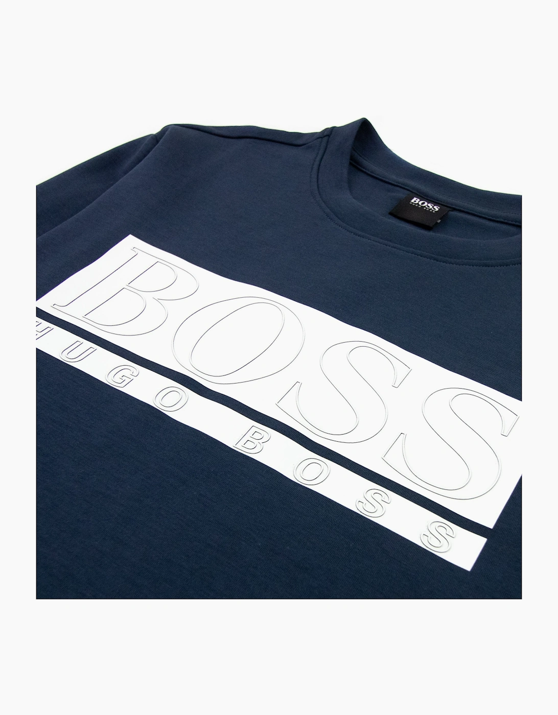 Hugo Boss Block Logo Sweatshirt Navy 410