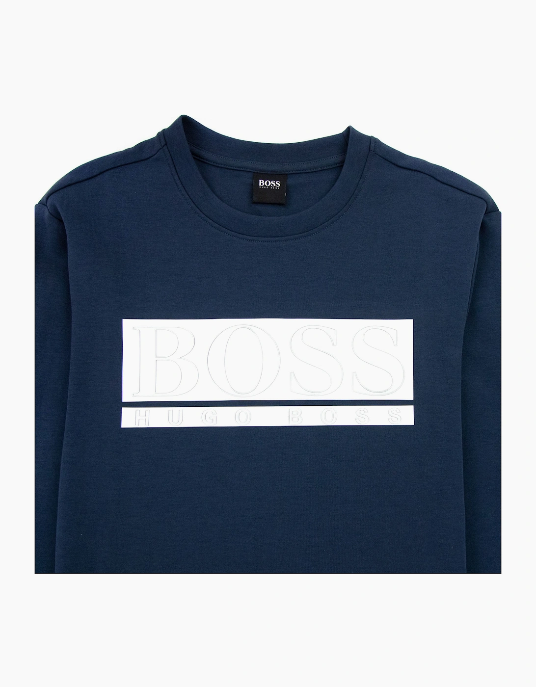 Hugo Boss Block Logo Sweatshirt Navy 410
