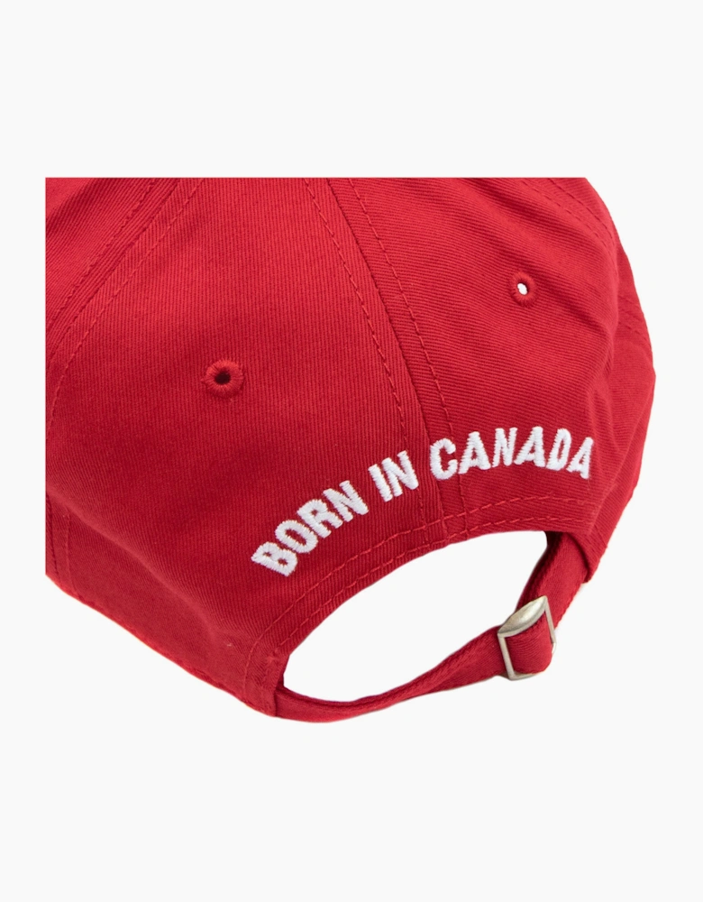 Dsquared2 Dsq2 Dean & Dan Canadian Twins Cap Red