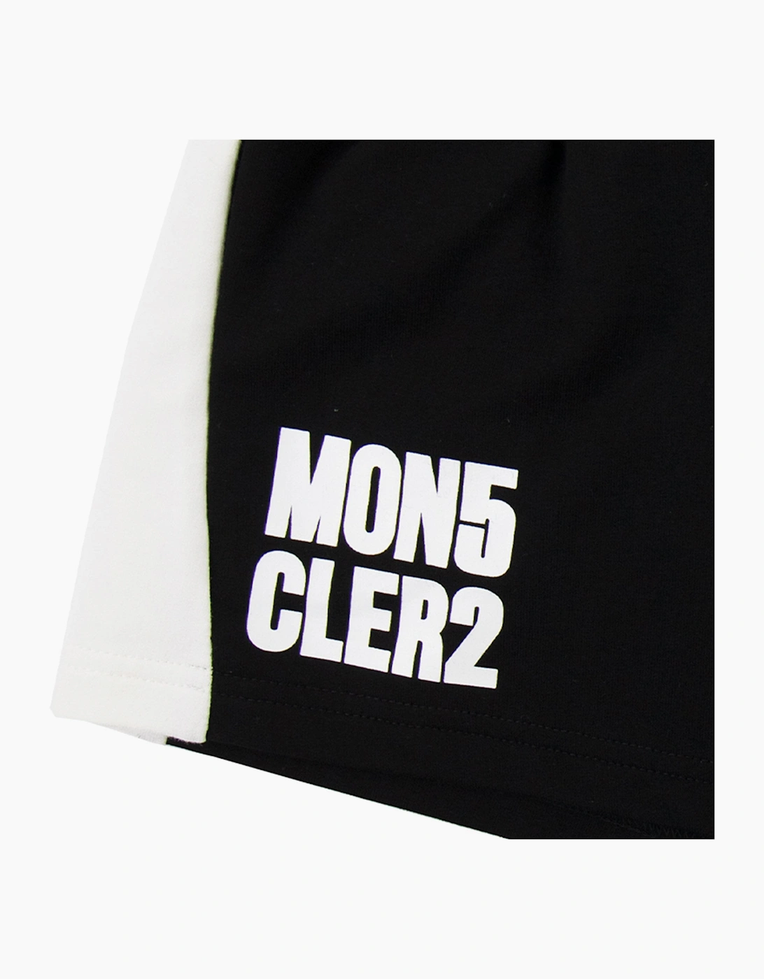 Moncler Junior Logo Shorts Black