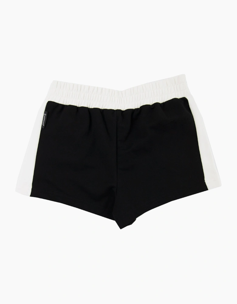 Moncler Junior Logo Shorts Black