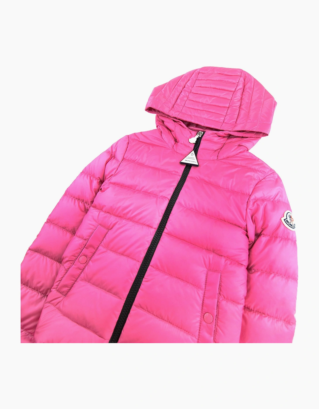 Moncler Junior Glycine Puffer Jacket Pink