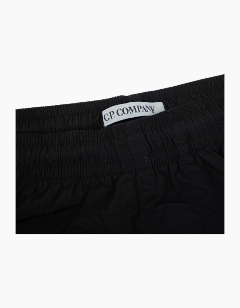 Cp Company Undersixteen Chrome-r Lense Cargo Swim Shorts Black 999