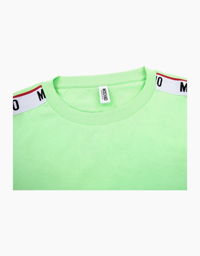 Moschino Underwear Tape Logo T-shirt Green 0449