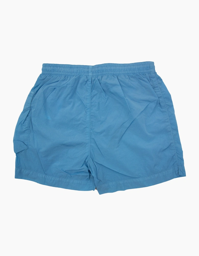 Cp Company Undersixteen Chrome-r Lense Cargo Swim Shorts Niagara Blue 853