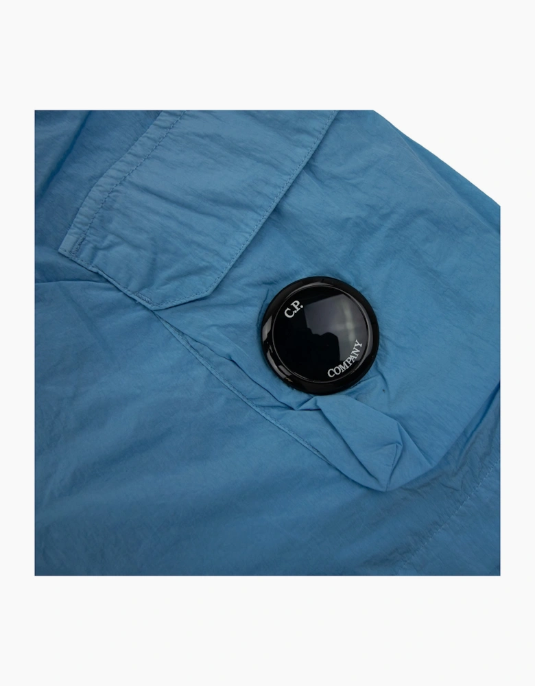 Cp Company Undersixteen Chrome-r Lense Cargo Swim Shorts Niagara Blue 853