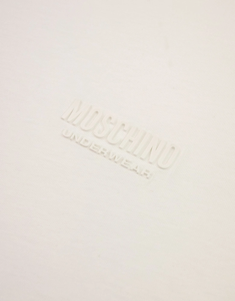 Moschino Underwear Tape Logo T-shirt White