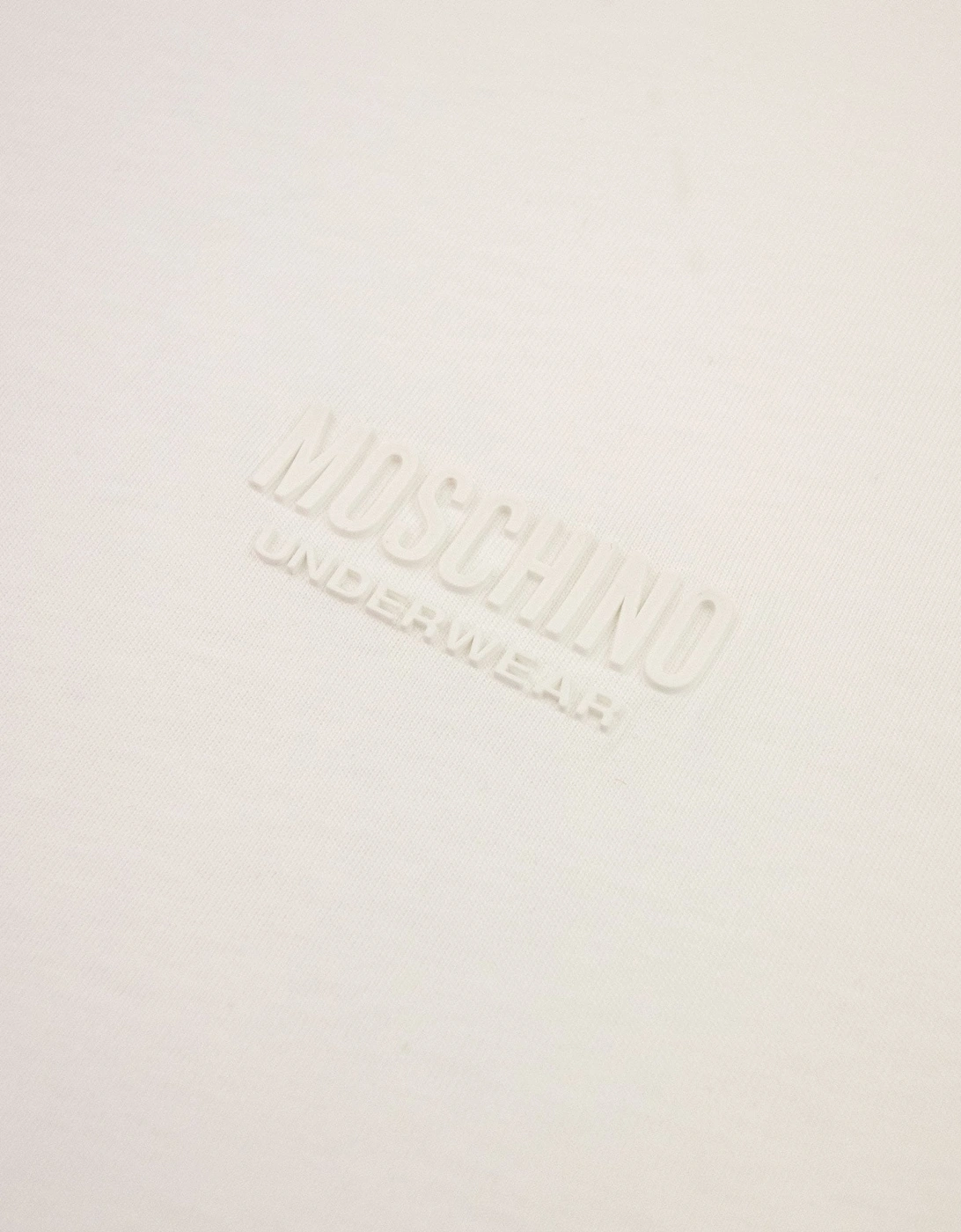 Moschino Underwear Tape Logo T-shirt White