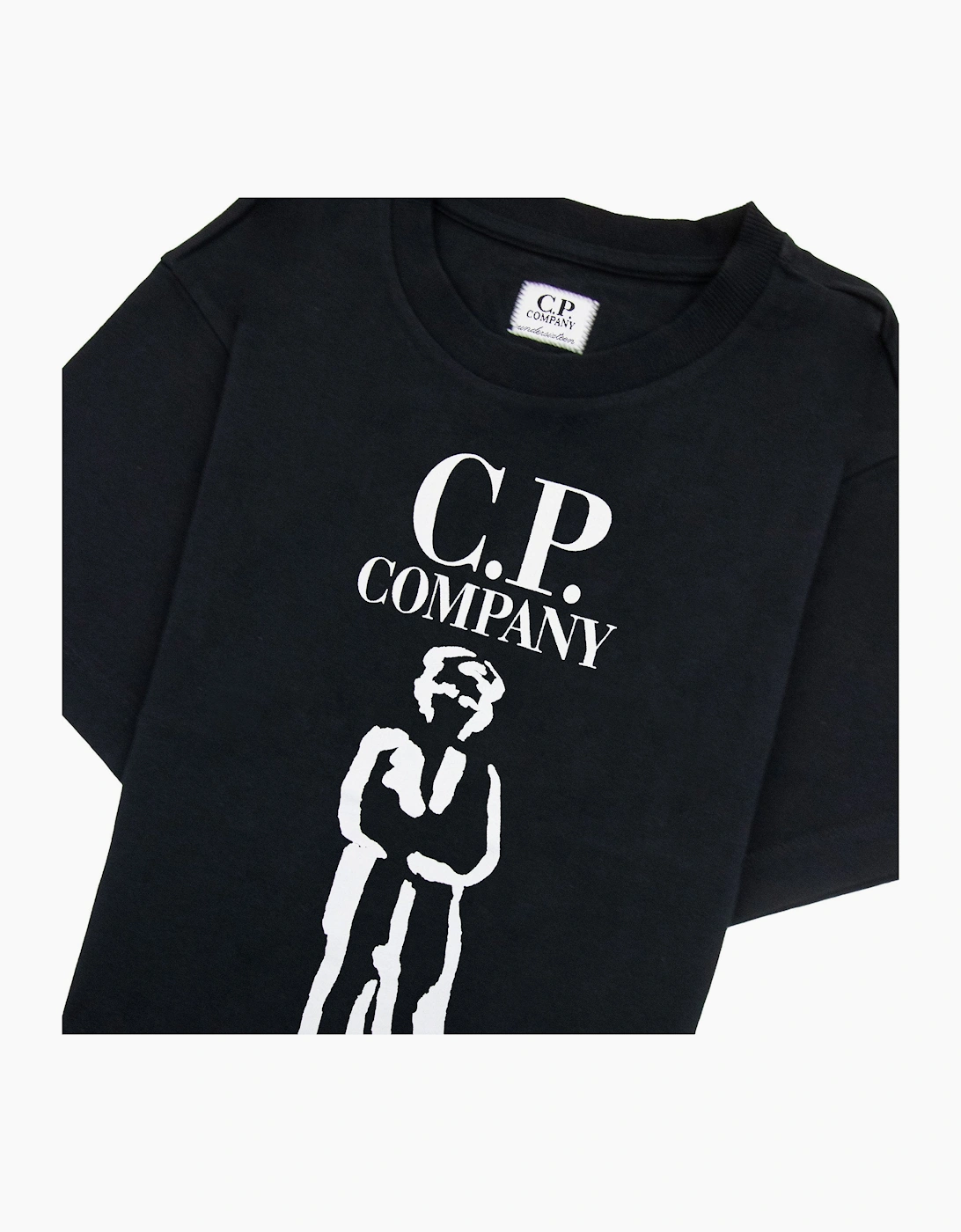 Cp Company Undersixteen 30/1 British Sailor T Shirt Black 999