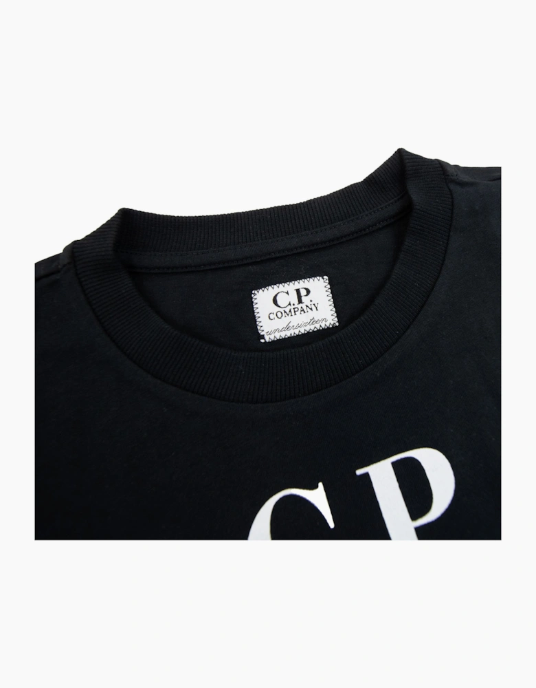Cp Company Undersixteen 30/1 British Sailor T Shirt Black 999