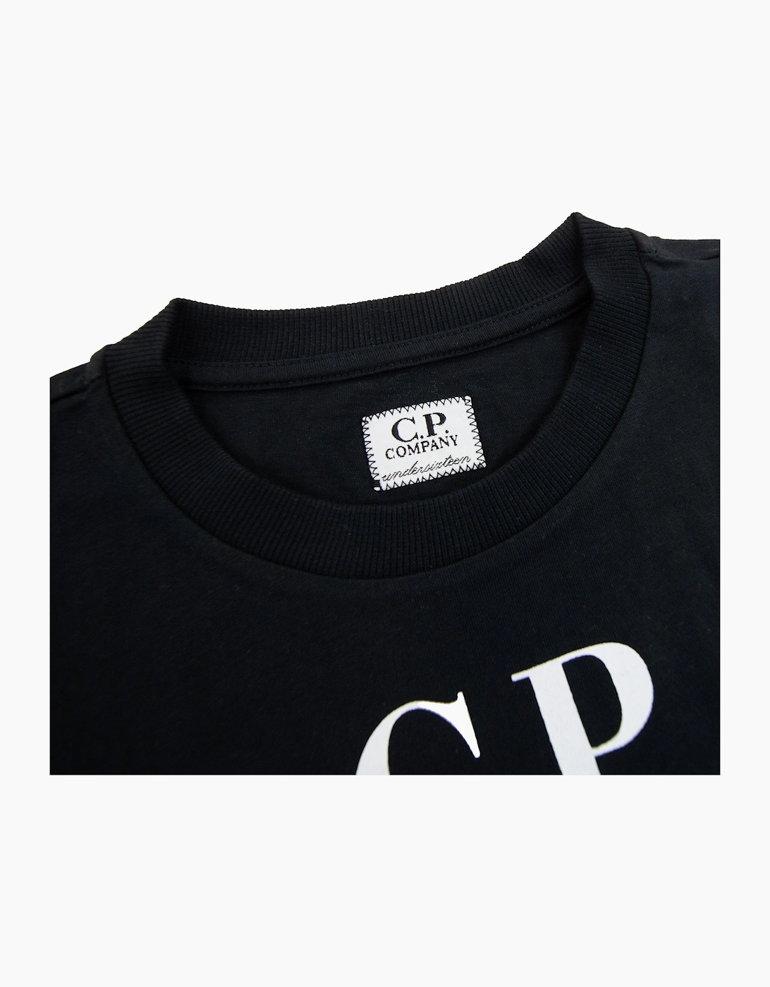 Cp Company Undersixteen 30/1 British Sailor T Shirt Black 999