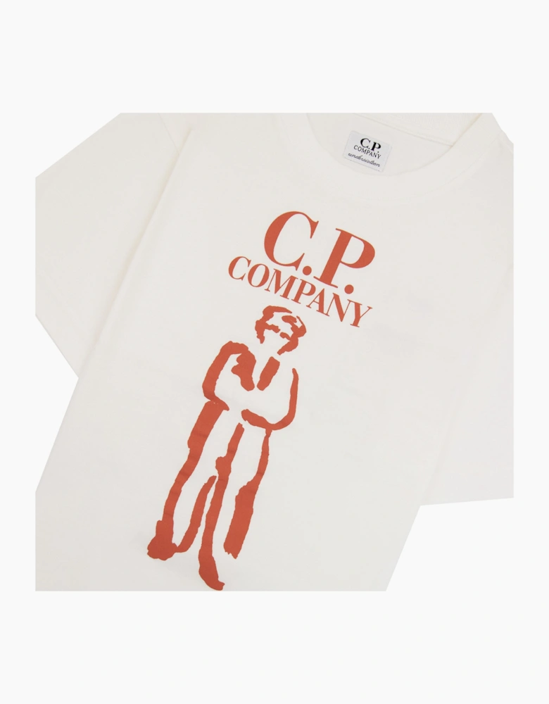 Cp Company Undersixteen 30/1 British Sailor T Shirt White 103