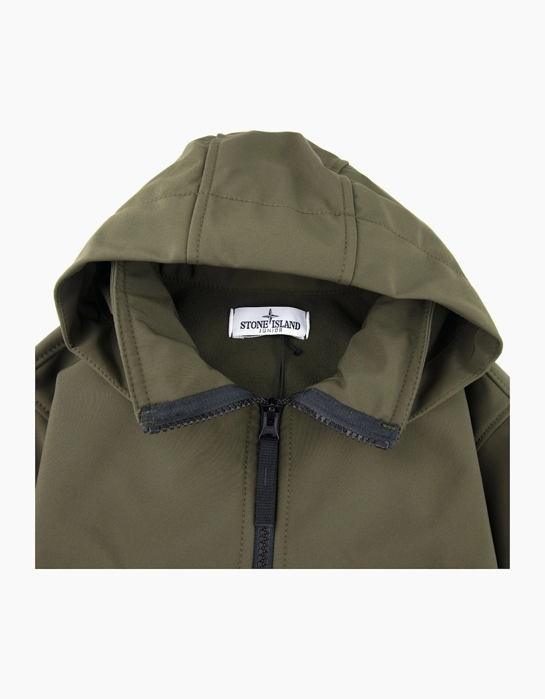 Stone Island Junior Q0230 Soft Shell-R Jacket Khaki V0054