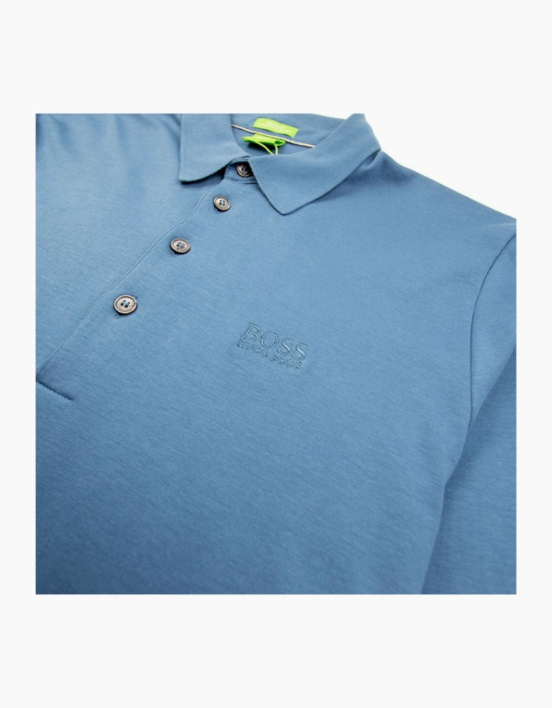Hugo Boss C-Paderna 30 Long Sleeve Polo Sky Blue