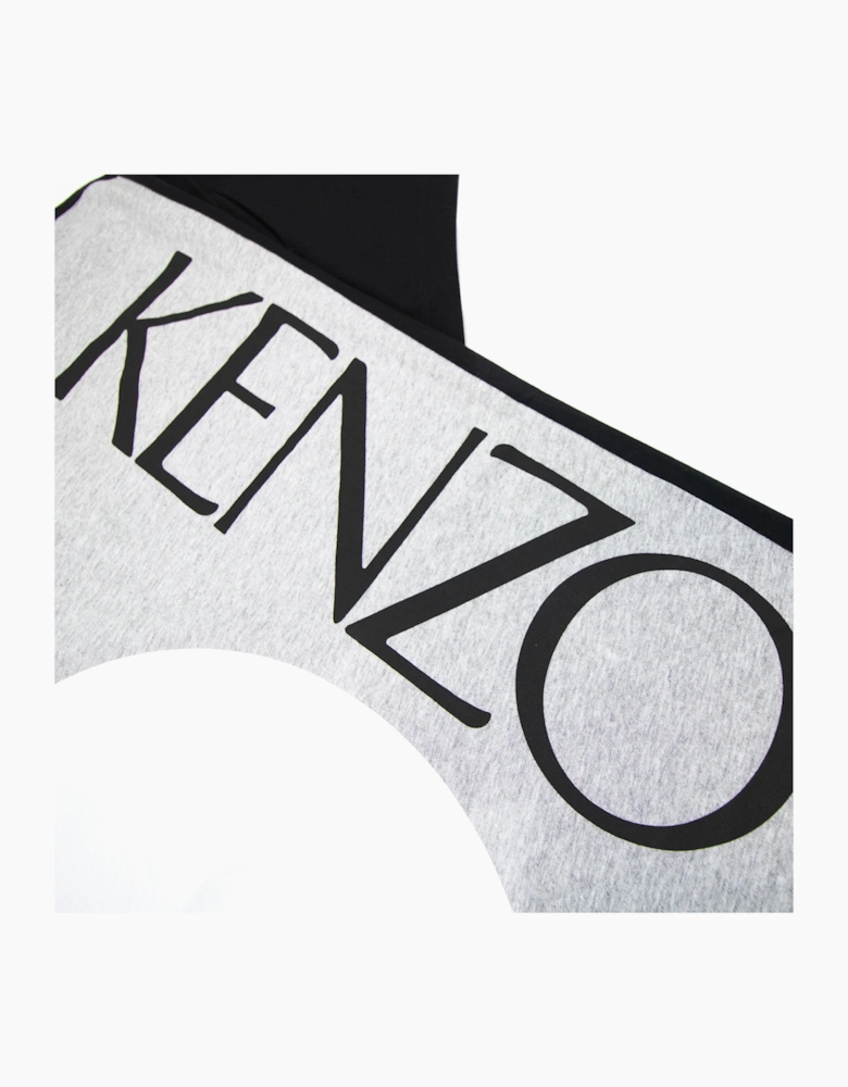 Kenzo New Signature Logo T Shirt Grey