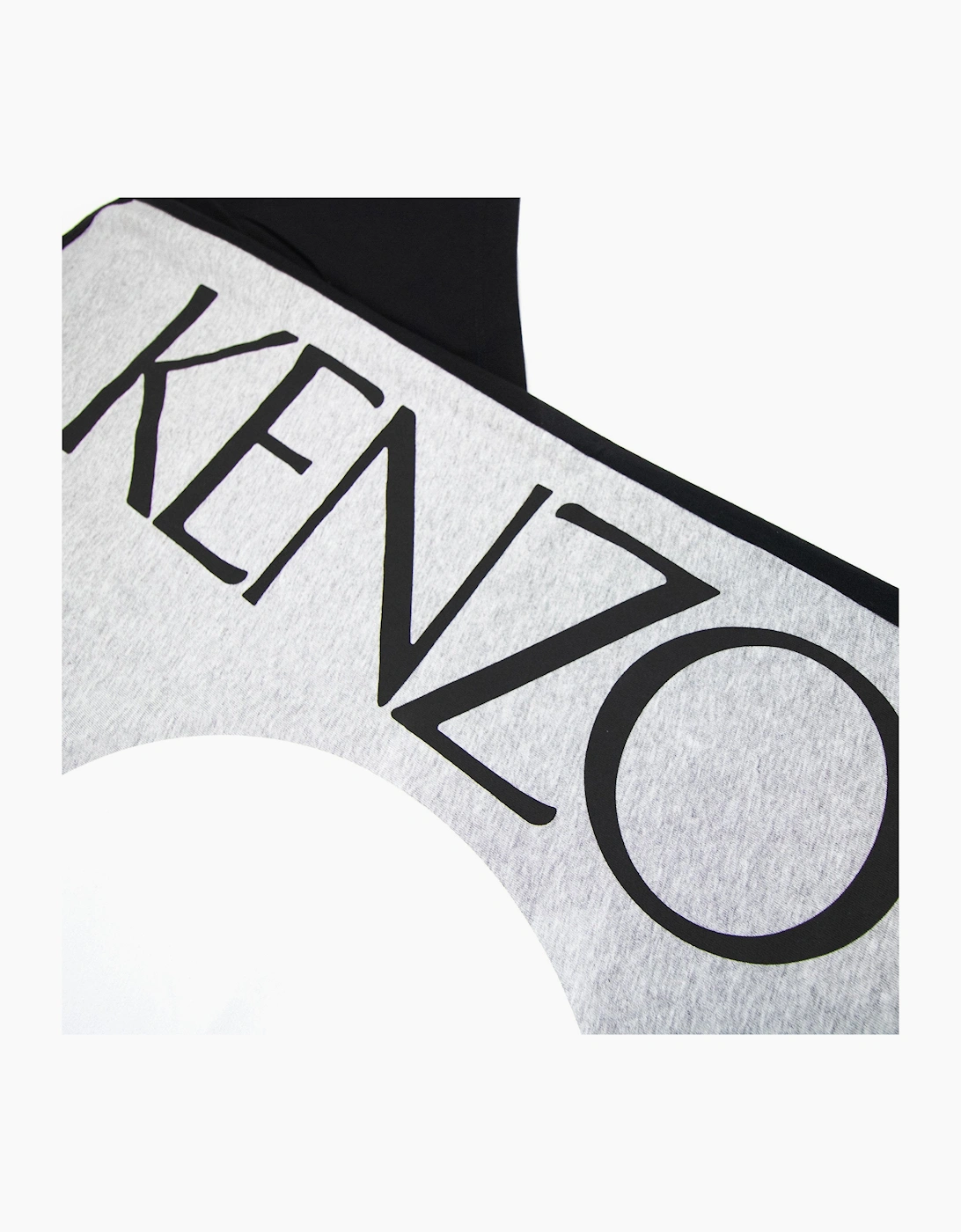 Kenzo New Signature Logo T Shirt Grey