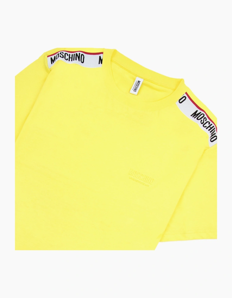 Moschino Underwear Tape Logo T-shirt Yellow 0021
