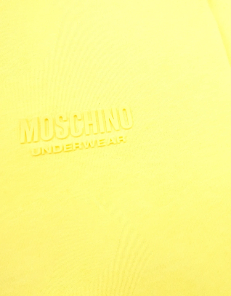Moschino Underwear Tape Logo T-shirt Yellow 0021
