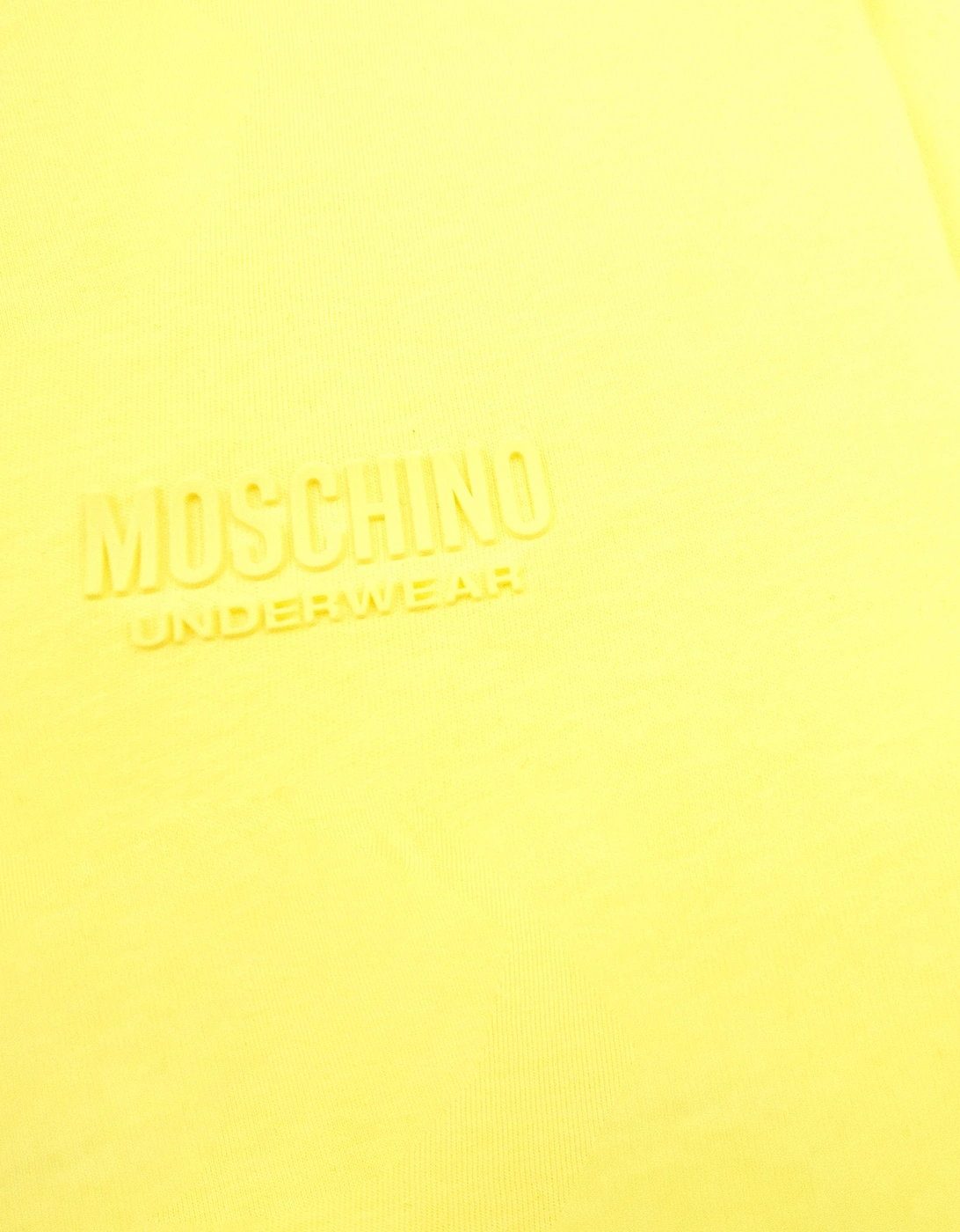 Moschino Underwear Tape Logo T-shirt Yellow 0021