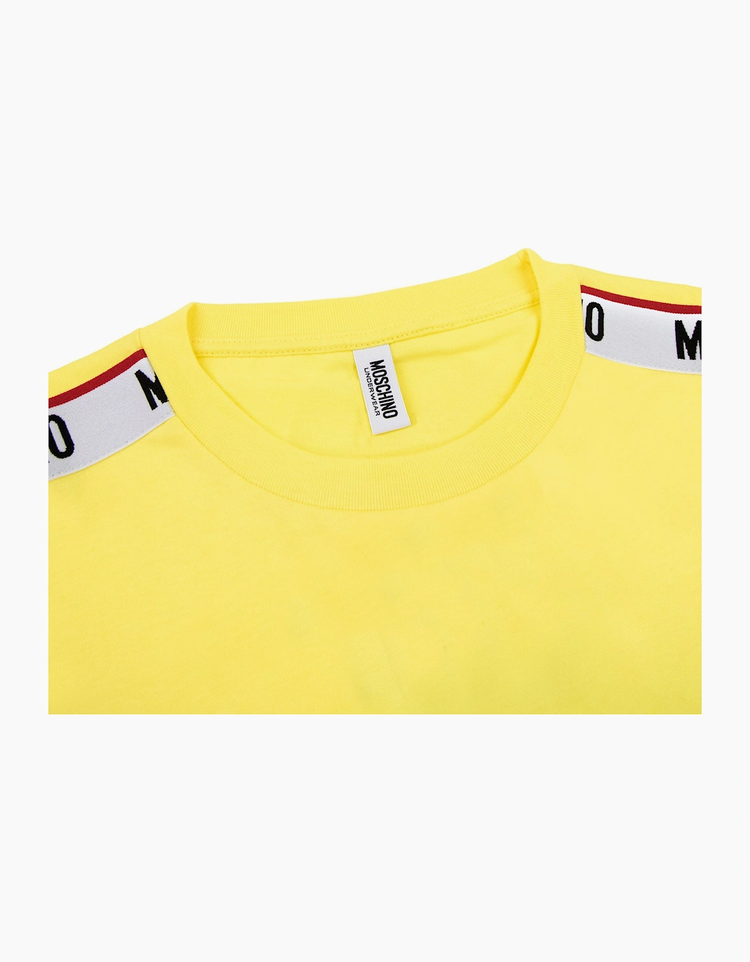 Moschino Underwear Tape Logo T-shirt Yellow 0021