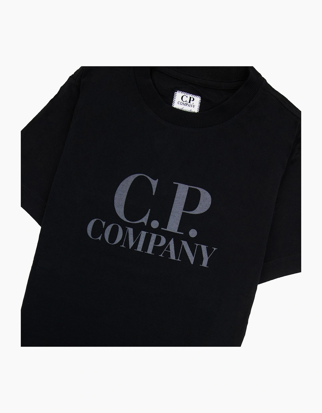 Cp Company Undersixteen Chest Logo Back Goggle T-shirt Black 999