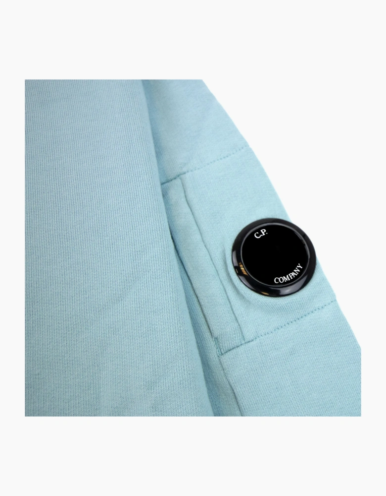 Cp Company Undersixteen Basic Lens Crewneck Sweatshirt Mineral Blue 811