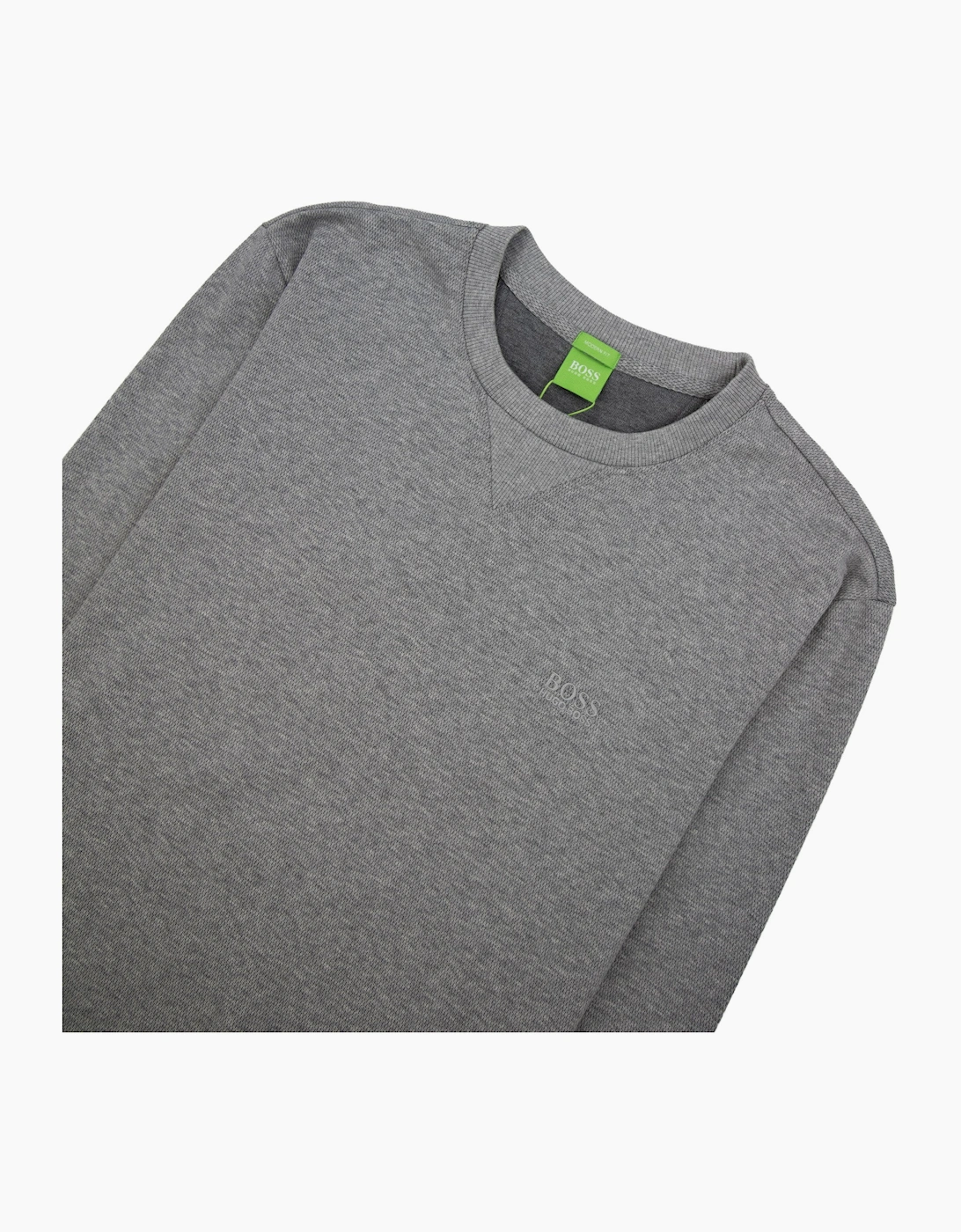 Hugo Boss C Salbo Logo Crewneck Sweatshirt Grey 059