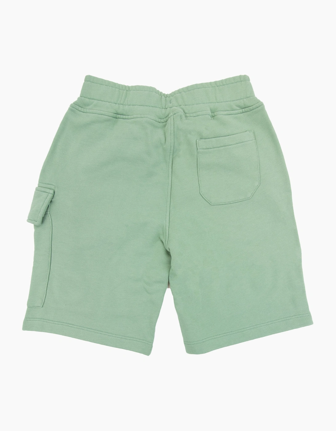 Cp Company Undersixteen Grey Lens Logo Bermuda Shorts Green 626