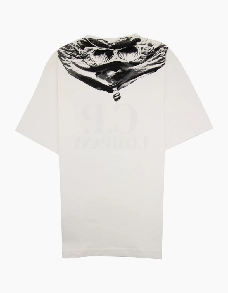 Cp Company Undersixteen Chest Logo Back Goggle T-shirt White 103