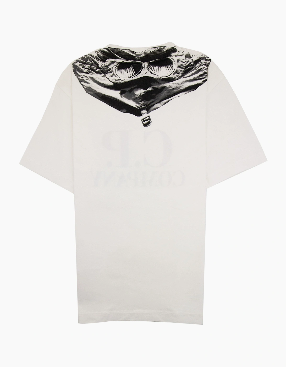 Cp Company Undersixteen Chest Logo Back Goggle T-shirt White 103