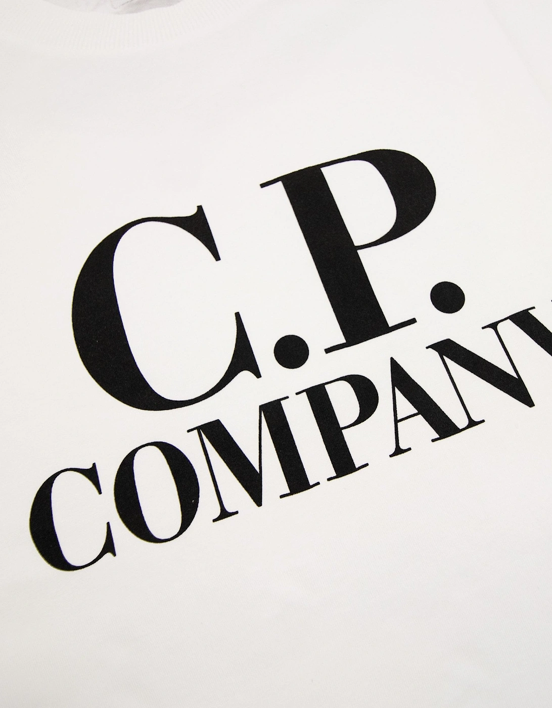 Cp Company Undersixteen Chest Logo Back Goggle T-shirt White 103