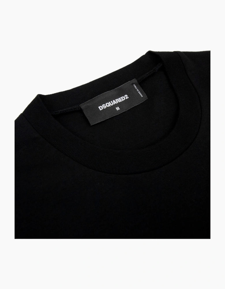 Dsquared2 Bloody Red Logo Cool Fit T Shirt Black 900
