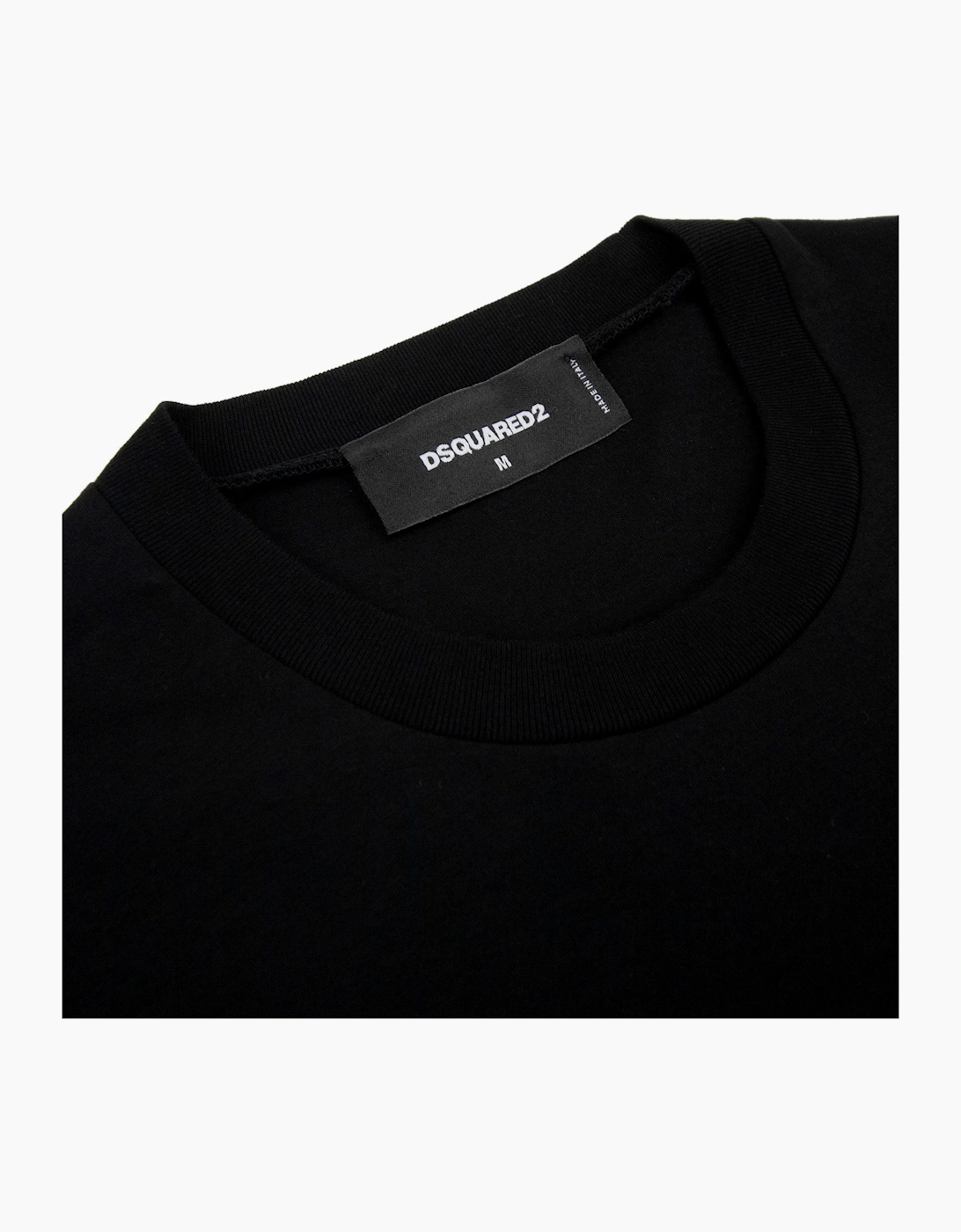 Dsquared2 Bloody Red Logo Cool Fit T Shirt Black 900