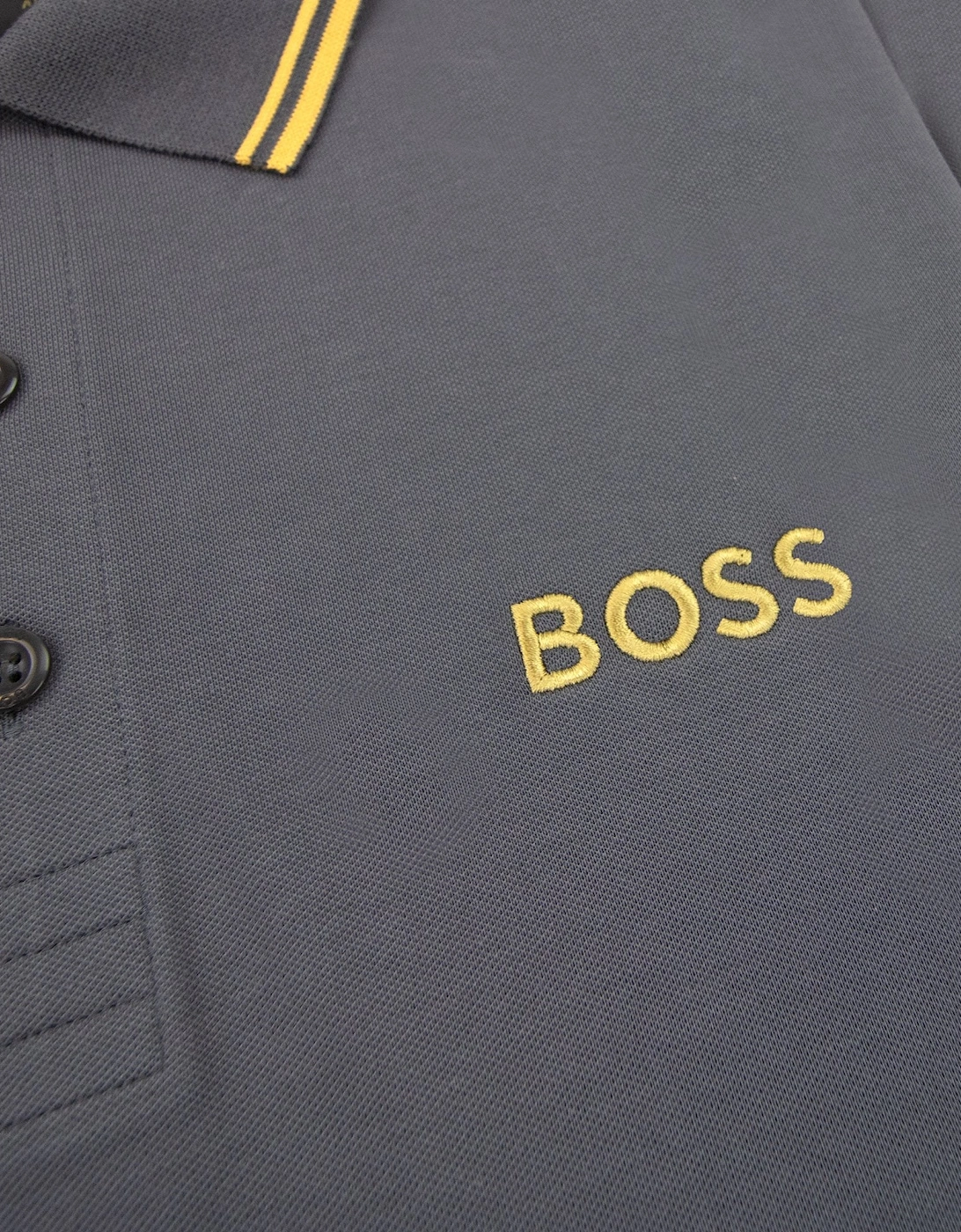 Hugo Boss Paddy Pro Regular Fit Polo Dark Grey 027