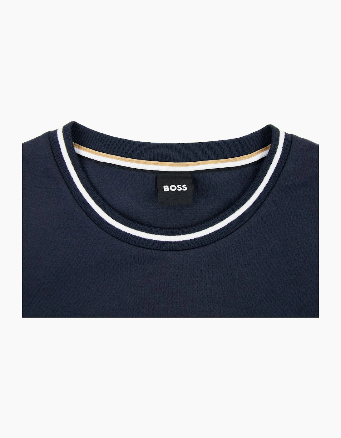 Hugo Boss Contrast Insert Logo Tracksuit Sweatshirt Dark Navy 403