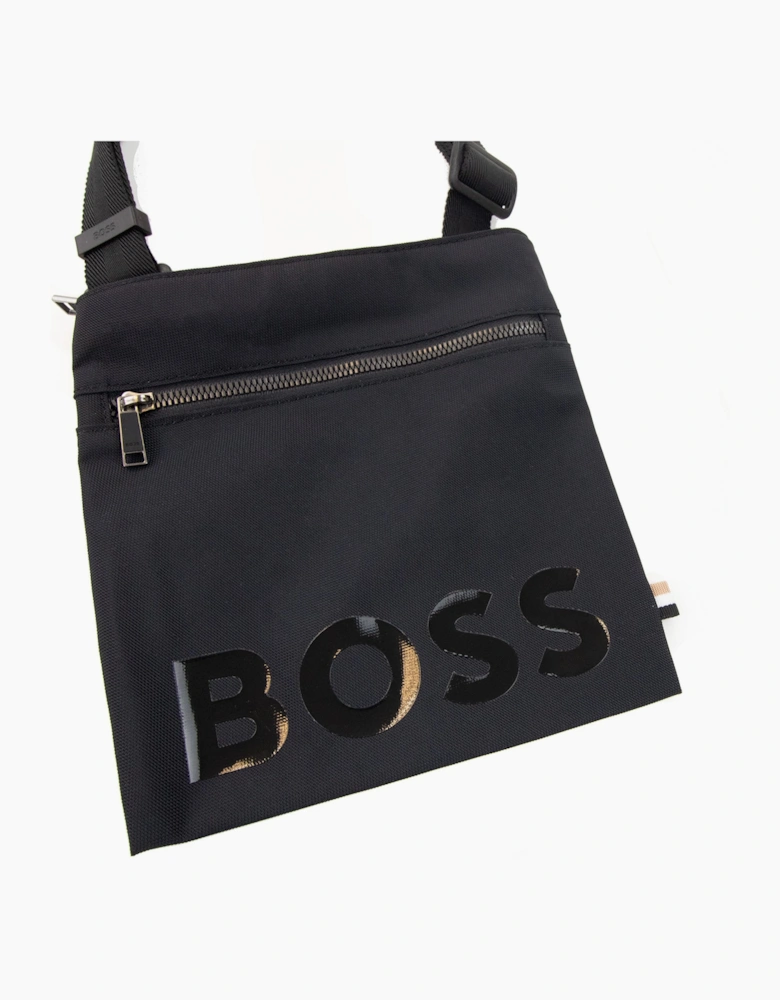 Hugo Boss Catch Printed Logo Envelope Bag Black 001