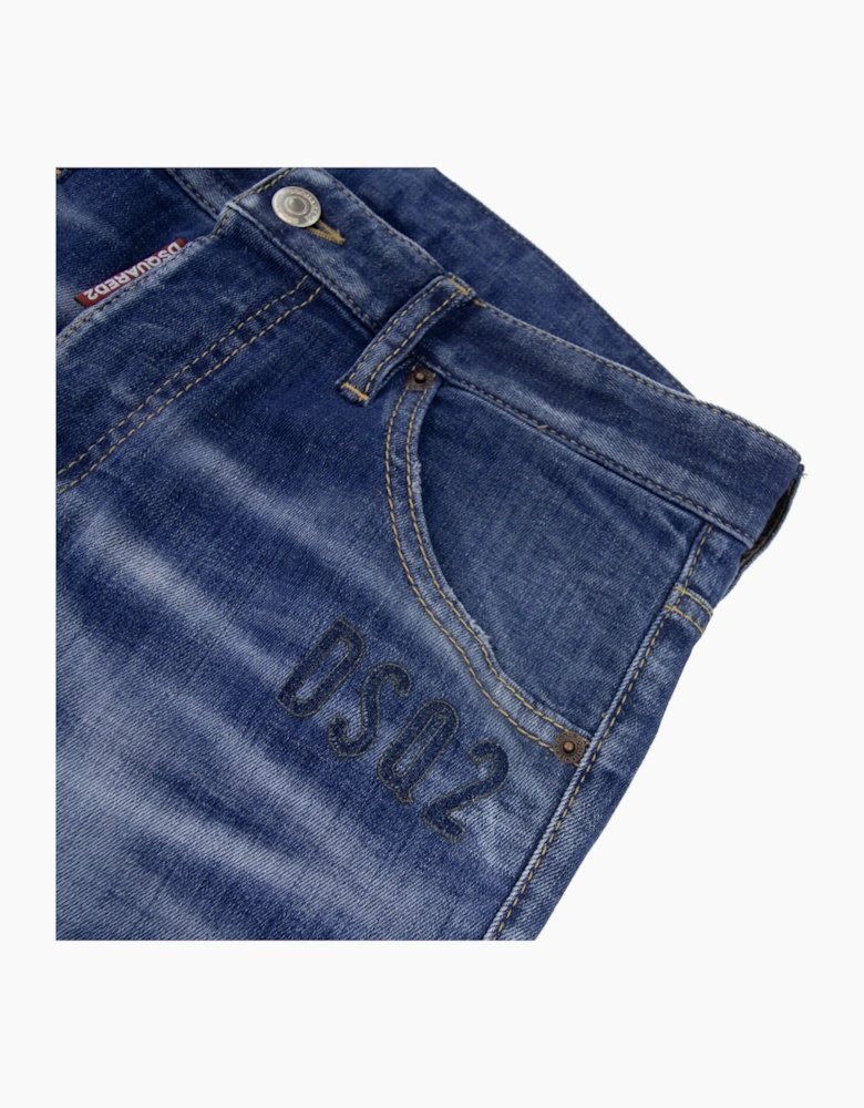 Dsquared2 Medium Heritage Fisherman Wash 642 Jeans Blue 470